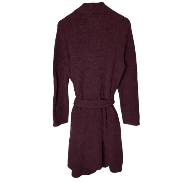 Ugg Ana Knit Wrap Robe in Burgundy size Medium - Picture 5 of 6